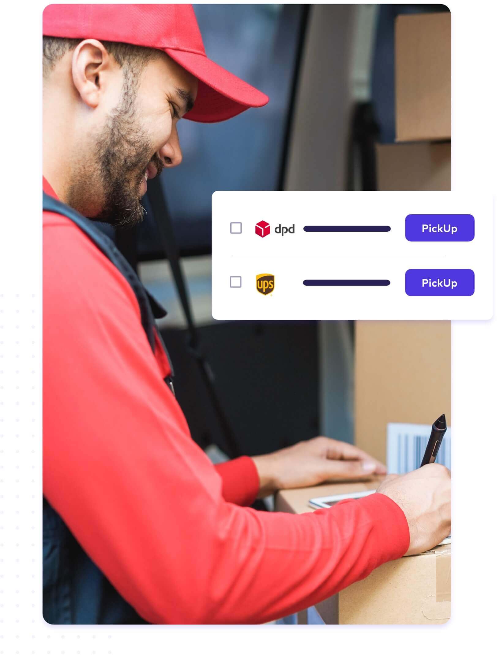 Planejamento simplificado de coleta de pacotes via ParcelRush