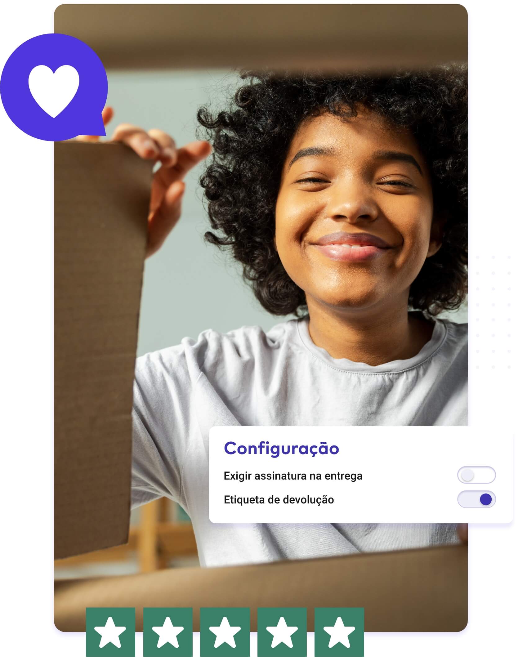 Solução de devoluções simplificada com o ParcelRush para uma experiência otimizada para o cliente