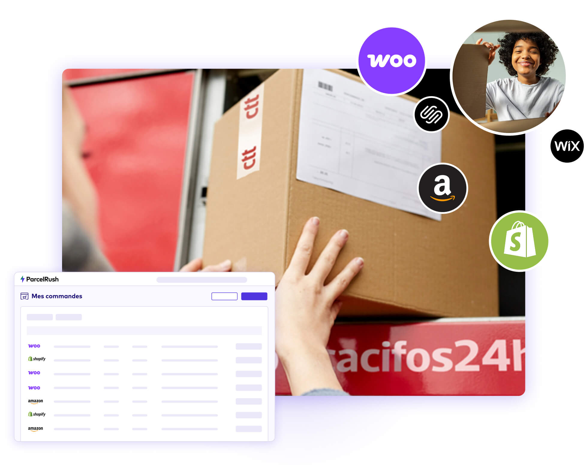 Méthodes CTT supportées par ParcelRush : Expresso, Pack Expresso, Correio Verde